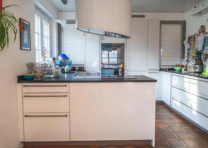 Cheerful With Fireplace, Bath-tub And Garden